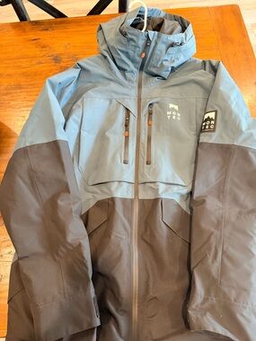 Mens Montec Ski Jacket Men Metal Blue/Black